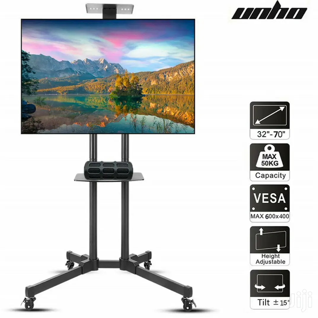 Buy Bracket Stand Cart + Media Shelf - For Tvs 32”-70”