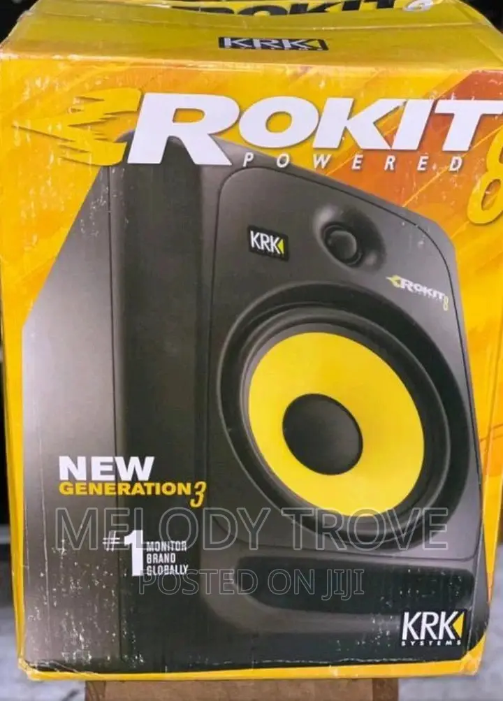 KRK ROKIT8 G3 2-Way Studio Monitors Black