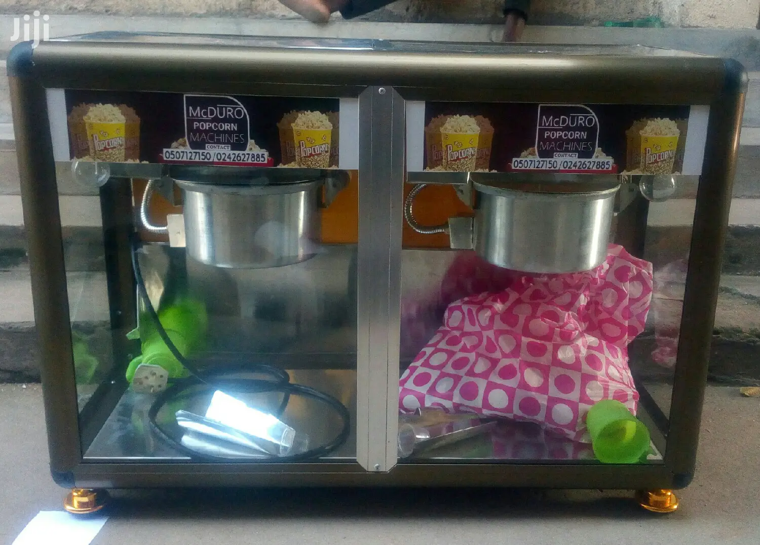 Double Popcorn Machine
