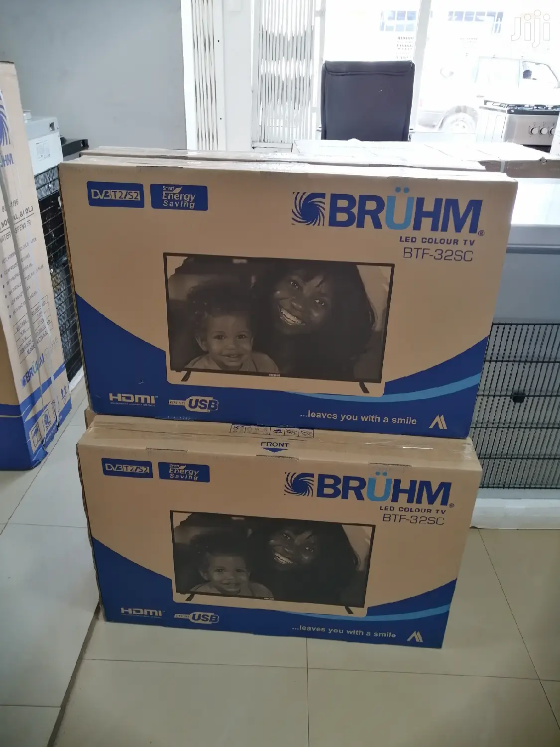 Bruhm 32 Inch Full HD Satellite LED TV Free Wallmount 2023