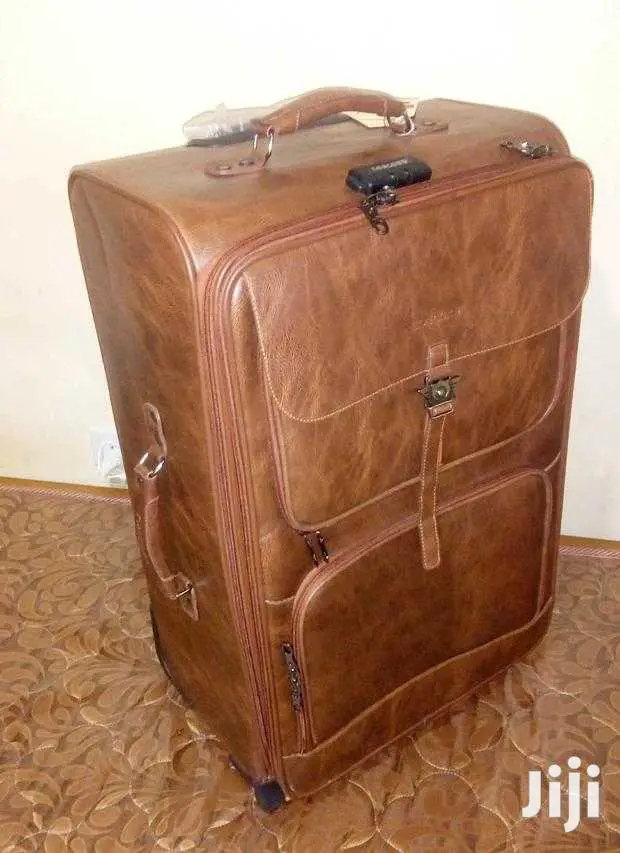 Leather Suitcase Bag Xl Size / One Big Size