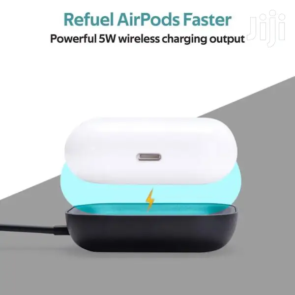Promate Aurapod-1 Wireless Charger for Apple Airpods(Black)