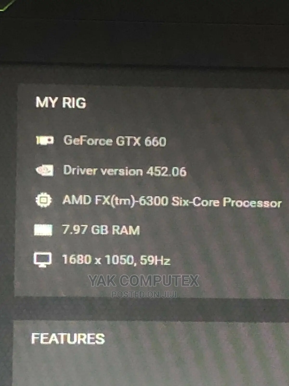 Desktop Computer Asus ROG GT51CA 8GB Intel Atom HDD 1T