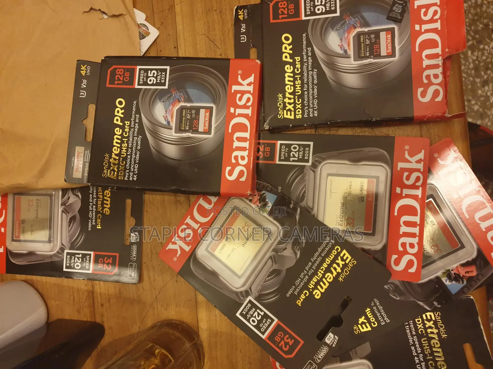 CF And SD Cards Various Sizes