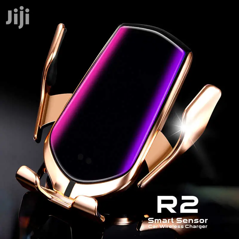 Wireless Car Phone Charger R2 Automatic Clamping Mount