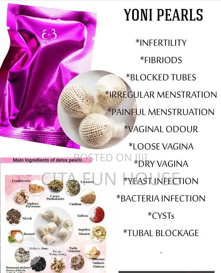 Yoni Detox Pearls for Women 2pcs