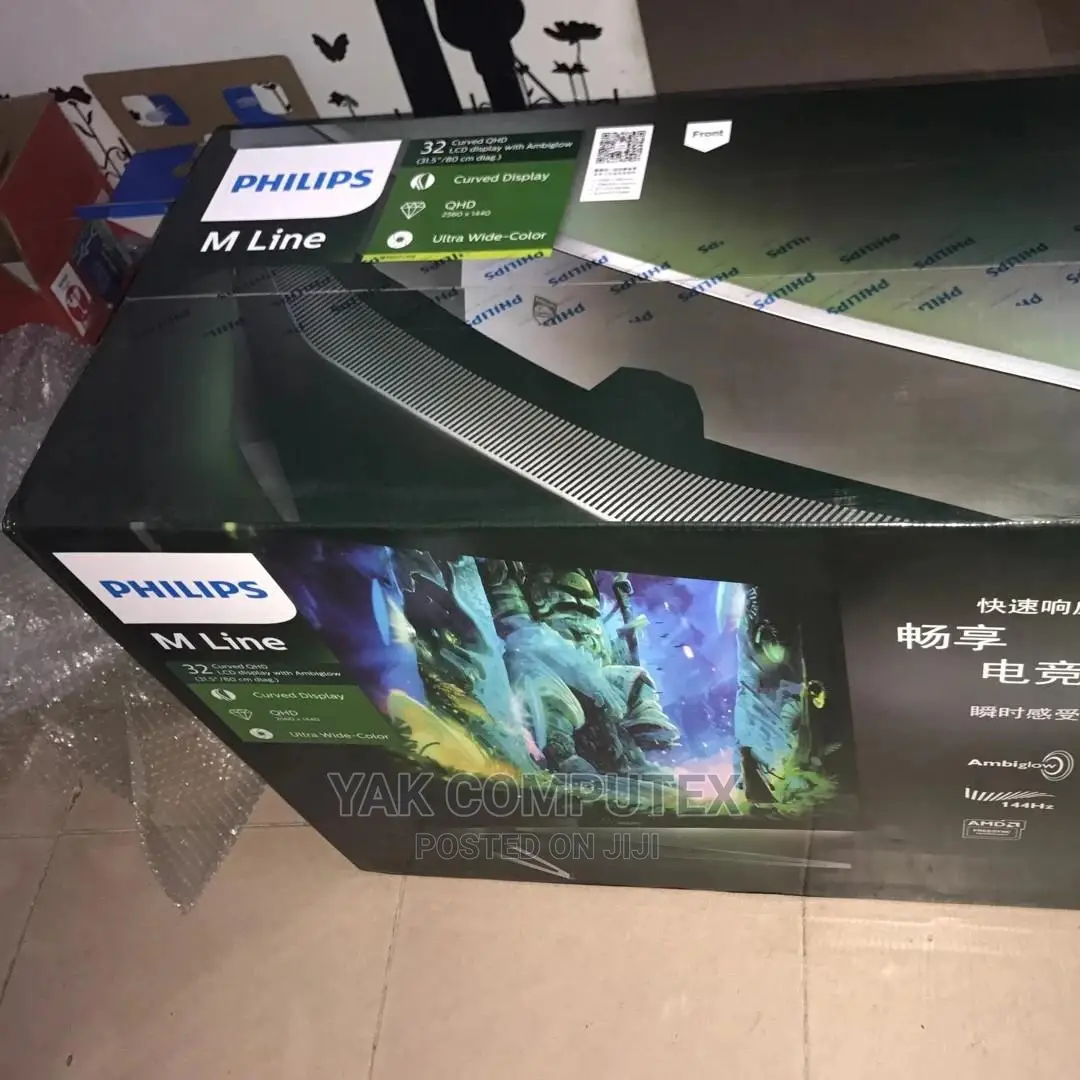 Phillips 32 Inch Curved 144hz 2k Frameless Gaming Monitor